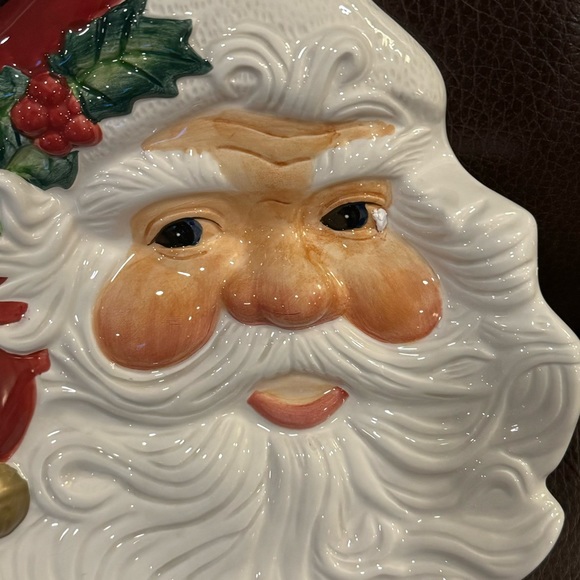 Fitz & Floyd Holiday Santa Canape Plate - Picture 5 of 10
